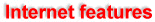 Internet features